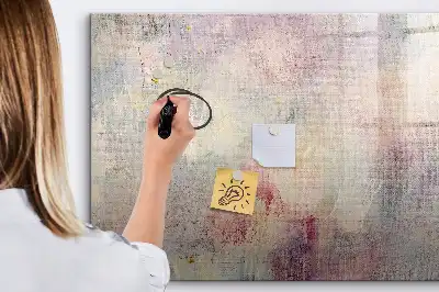 Quadro magnético para escrever modelo abstração pictórica