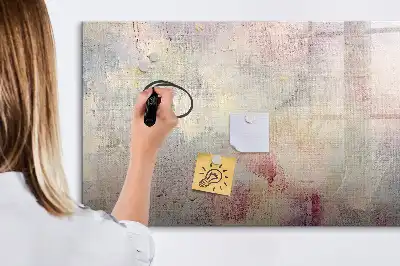 Quadro magnético para escrever modelo abstração pictórica