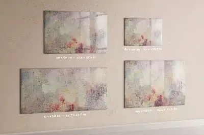 Quadro magnético para escrever modelo abstração pictórica