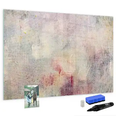 Quadro magnético para escrever modelo abstração pictórica