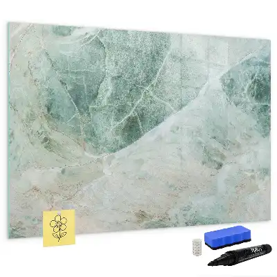 Quadro magnético para desenho com acabamento que imita mármore