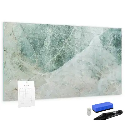 Quadro magnético para desenho com acabamento que imita mármore