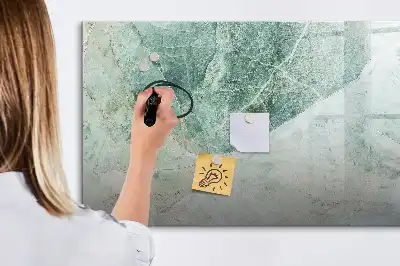 Quadro magnético para desenho com acabamento que imita mármore