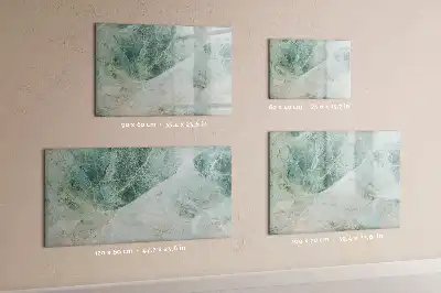 Quadro magnético para desenho com acabamento que imita mármore