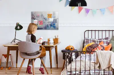Quadro magnético para desenhar pinceladas