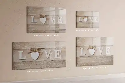 Quadro magnético para desenhar modelo texto amor