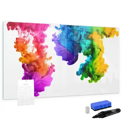 Quadro magnético para desenhar estampa de arco-íris