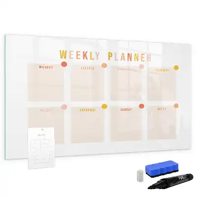 Planner semanal quadro para desenhar magnético