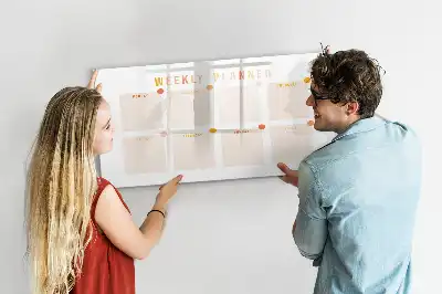 Planner semanal quadro para desenhar magnético