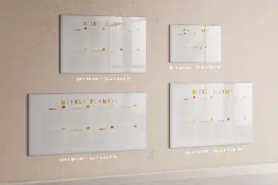 Planner semanal quadro para desenhar magnético