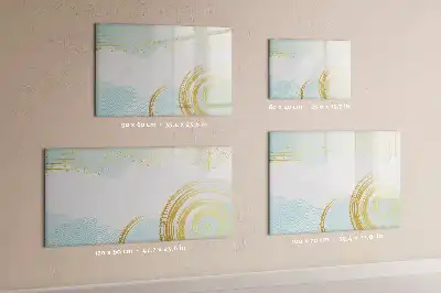 Quadro magnético para desenhar com padrão decorativo