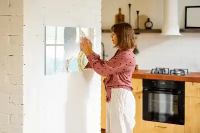 Quadro magnético para desenhar com padrão decorativo