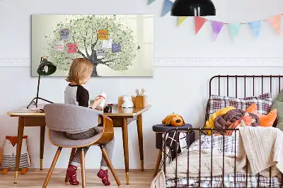 Quadro magnético para desenhar tema árvore da natureza grande