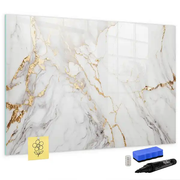 Quadro magnético para desenhar acabamento decorativo em mármore