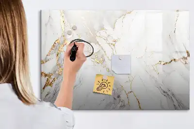 Quadro magnético para desenhar acabamento decorativo em mármore