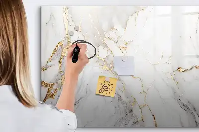 Quadro magnético para desenhar acabamento decorativo em mármore