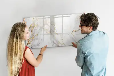 Quadro magnético para desenhar acabamento decorativo em mármore