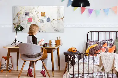 Quadro magnético para desenhar acabamento decorativo em mármore