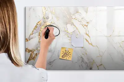 Quadro magnético para desenhar acabamento decorativo em mármore