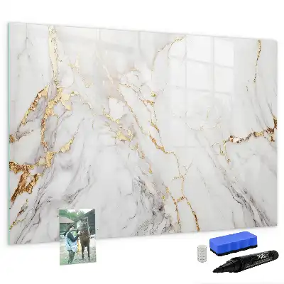 Quadro magnético para desenhar acabamento decorativo em mármore