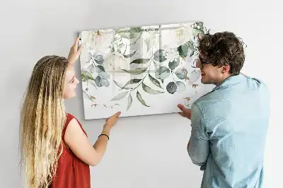 Quadro magnético para desenhar natureza
