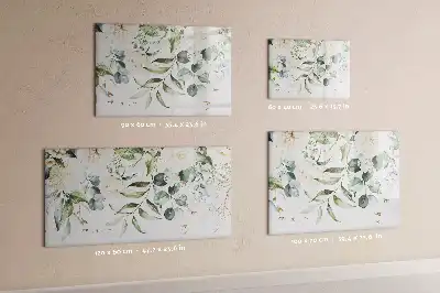Quadro magnético para desenhar natureza