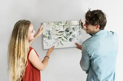 Quadro magnético para desenhar natureza
