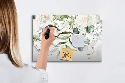 Quadro magnético para desenhar natureza
