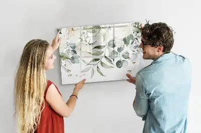 Quadro magnético para desenhar natureza