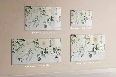 Quadro magnético para desenhar modelo flores