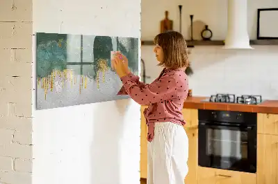Quadro magnético para desenhar padrão decorativo