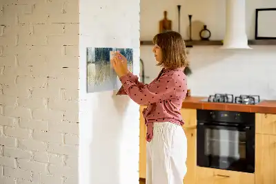Quadro magnético para escrita com padrão decorativo
