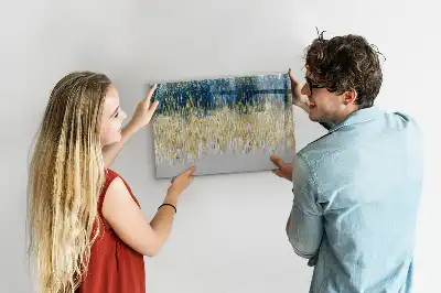 Quadro magnético para escrita com padrão decorativo