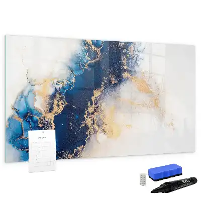 Quadro magnético para desenhar estampa de mármore