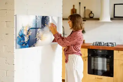 Quadro magnético para desenhar estampa de mármore