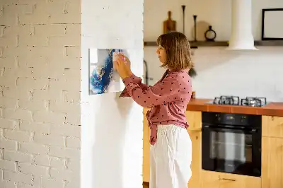 Quadro magnético para desenhar estampa de mármore