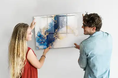 Quadro magnético para desenhar estampa de mármore