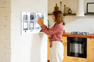 Quadro magnético para desenhar molduras estilo polaroid