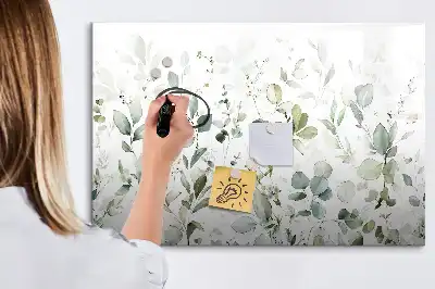Quadro magnético para desenhar plantas