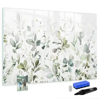 Quadro magnético para desenhar plantas