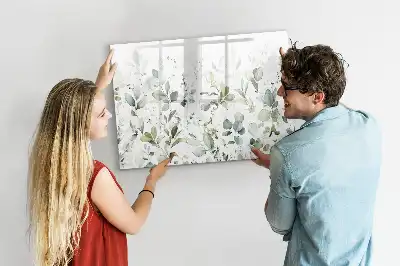 Quadro magnético para desenhar plantas