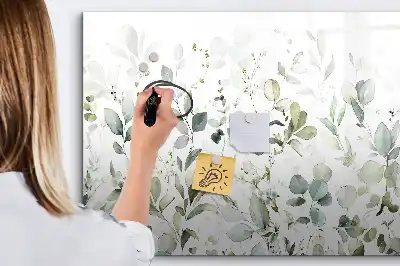 Quadro magnético para desenhar plantas