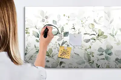 Quadro magnético para desenhar plantas