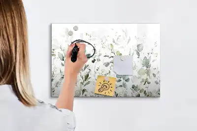 Quadro magnético para desenhar plantas