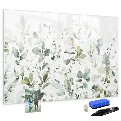 Quadro magnético para desenhar plantas