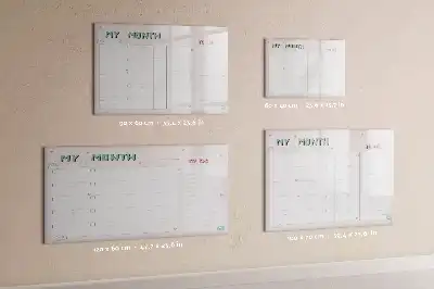 Planner mensal infantil quadro magnético para escrever