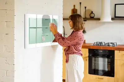 Quadro magnético para desenhar organizador de mesa