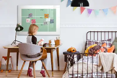 Quadro magnético para desenhar organizador de mesa