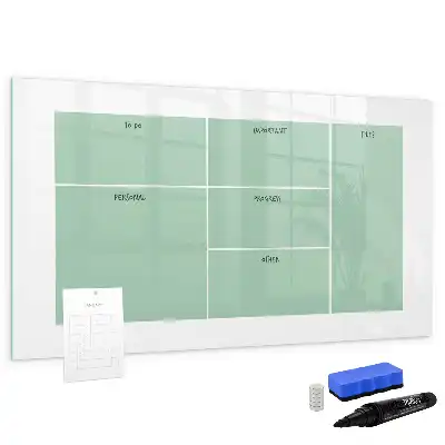 Quadro magnético para desenhar organizador de mesa