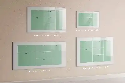 Quadro magnético para desenhar organizador de mesa